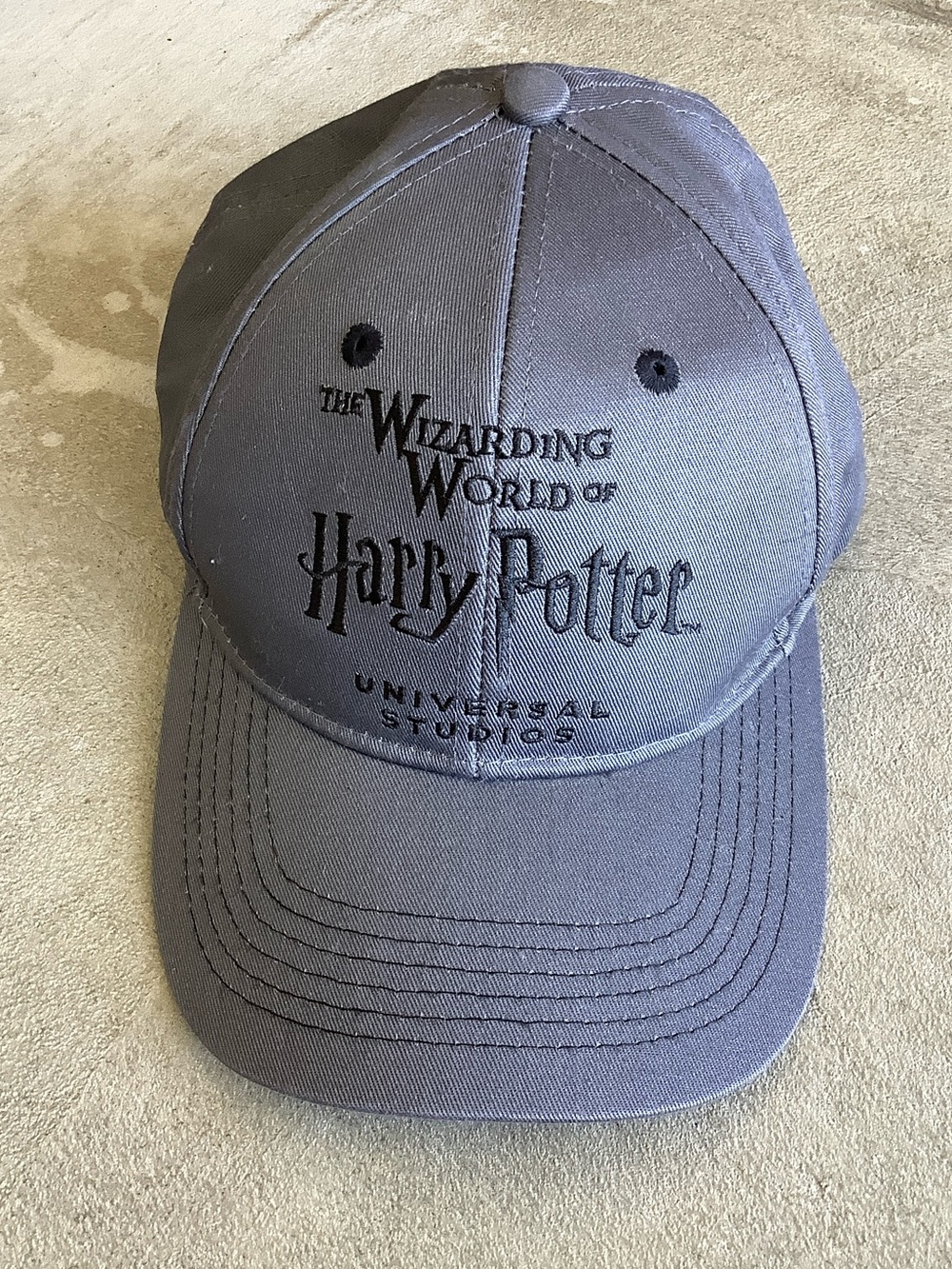 Wizarding world of Harry Potter grey baseball cap